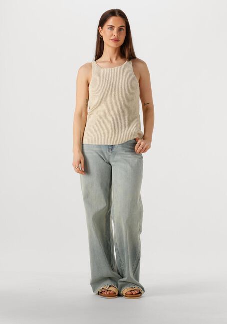 Ecru MY ESSENTIAL WARDROBE Top DIVAMW KNIT TOP - large