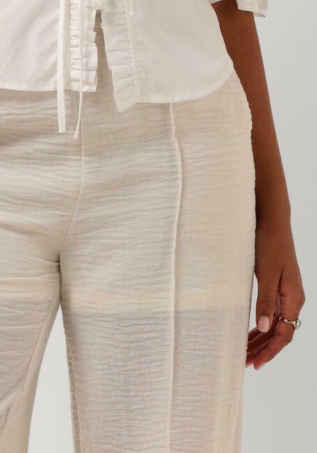 Witte OBJECT Pantalon OBJBLEA HW PANTS - large
