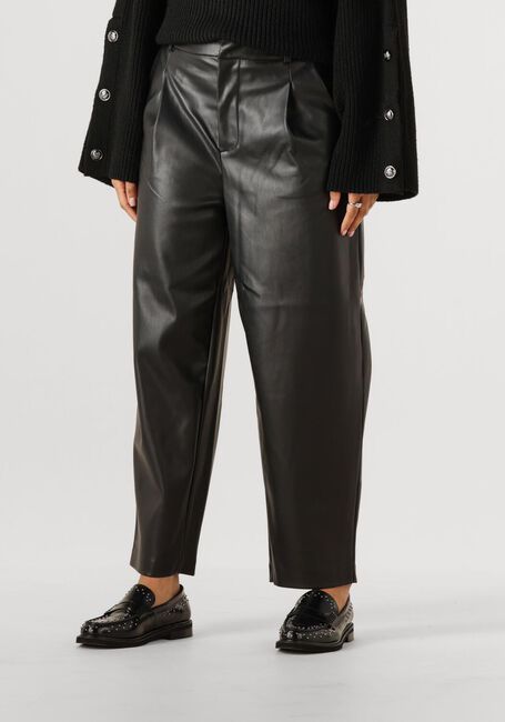 Zwarte WITHBLACK Pantalon WBLJORK VEGAN BARREL LEG PANT - large