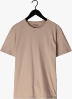SELECTED HOMME T-shirt SLHPAN LINEN SS O-NECK en beige