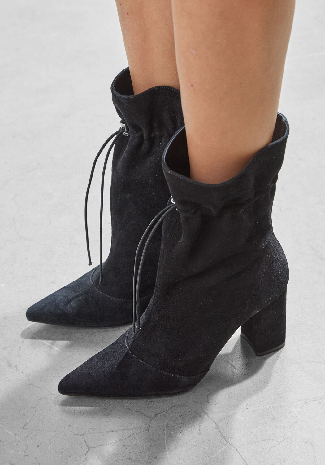 Zwarte LINA LOCCHI Enkellaarsjes L1140 SUE - large