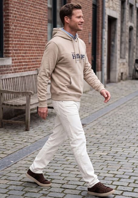 TOMMY HILFIGER Chandail NAUTICAL GRAPHIC HOODIE en beige - large