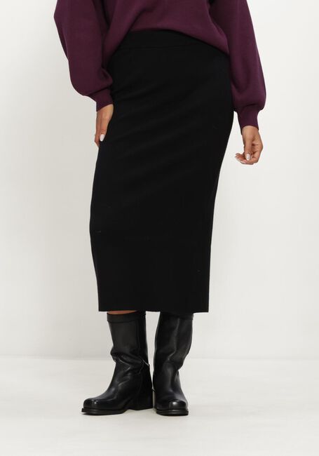 Zwarte MSCH COPENHAGEN Midirok MSCHAGATHA EAST HW SKIRT - large