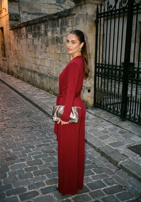 Bordeaux FREEBIRD Jumpsuit VASILI - large