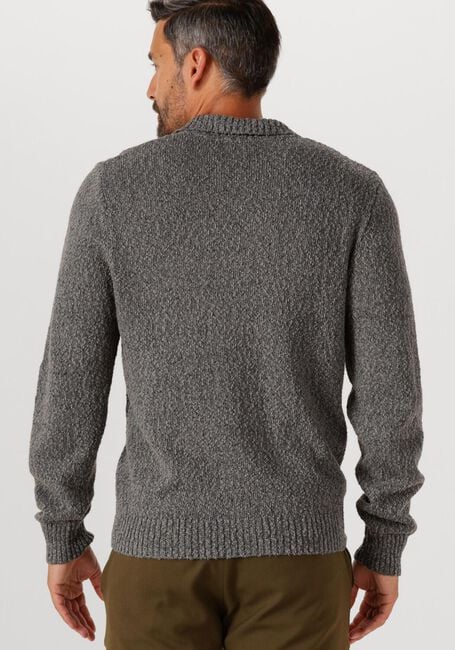 Grijze LES DEUX Trui BILLY MOULINE KNITTED POLO - large