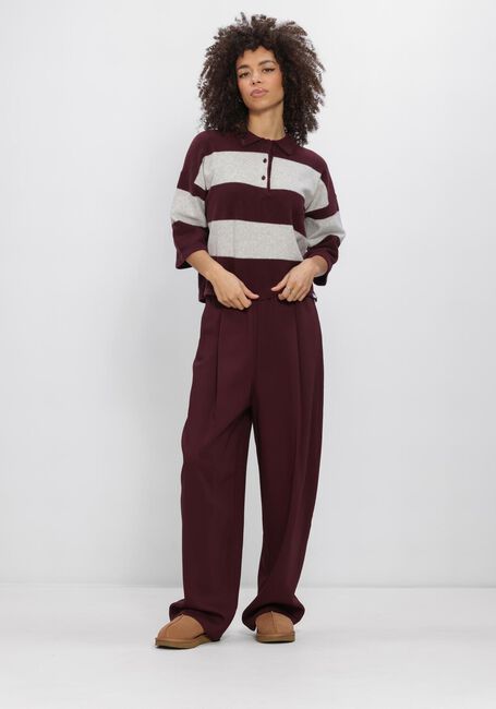 Bordeaux PENN & INK Wijde broek W26N1760 - large