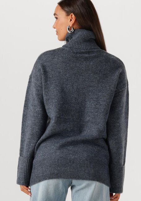 WITHBLACK Pull WBLALVA LONG ROLL NECK SWEATER Bleu foncé - large