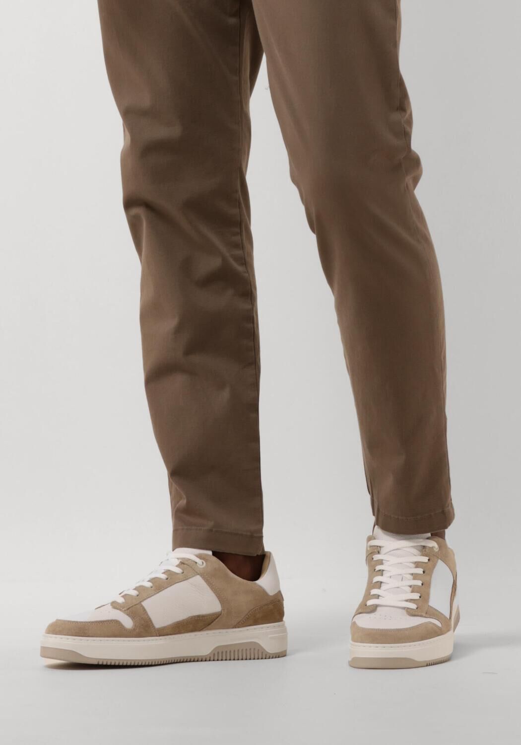 Witte NUBIKK Sneakers BASKET COURT HEREN - large