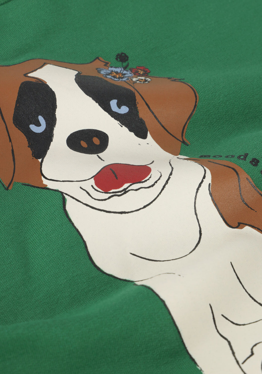 MOODSTREET Chandail CHEST PRINT SWEATER en vert - large