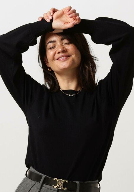 NEO NOIR Pull MAGDALENA SOLID KNIT BLOUSE en noir - large