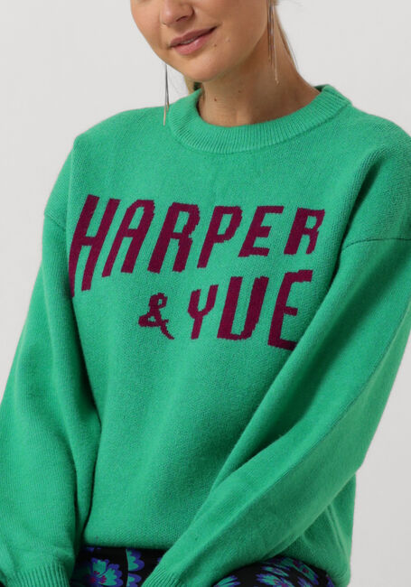 Groene HARPER & YVE Trui YVE-JU 1 - large