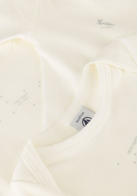 Witte PETIT BATEAU  5 BODIES US ML - large