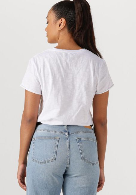 MY ESSENTIAL WARDROBE T-shirt 08 THE VTEE SLUB YARN JERSEY en blanc - large