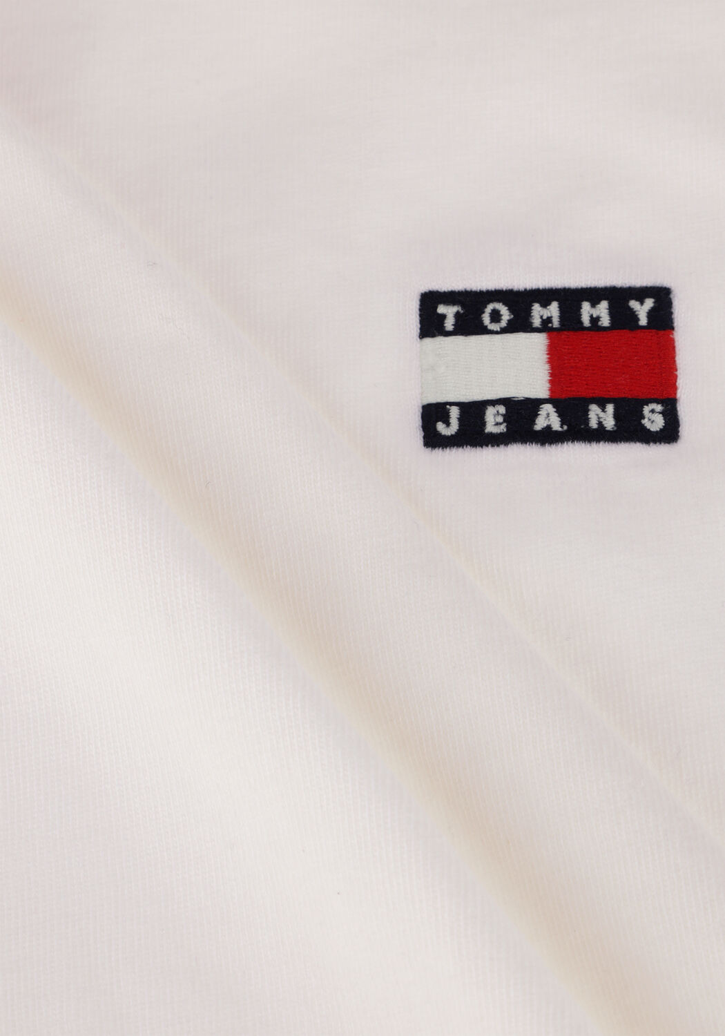 Witte TOMMY JEANS T-shirt TJM REG BADGE TEE EXT - large