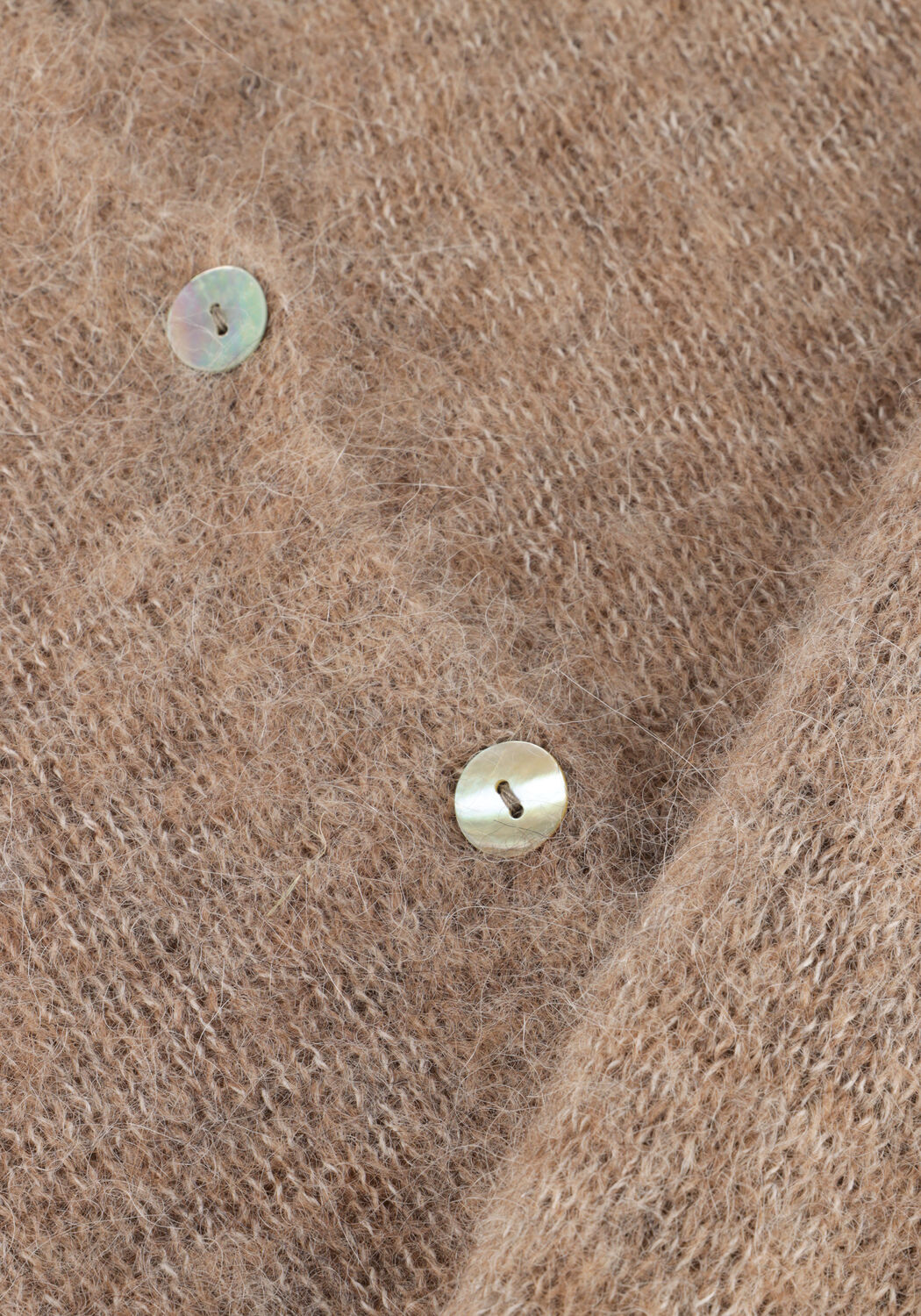 BY-BAR Gilet CLEO NATURAL CARDIGAN en marron - large