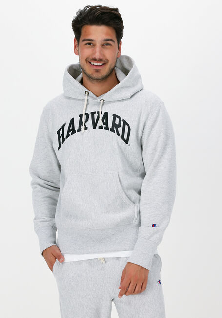 Lichtgrijze CHAMPION Sweater HOODED SWEATSHIRT 218030 - large
