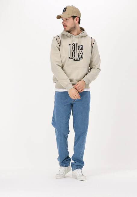 Lichtblauwe BLS HAFNIA Straight leg jeans COMPASS JEANS - large