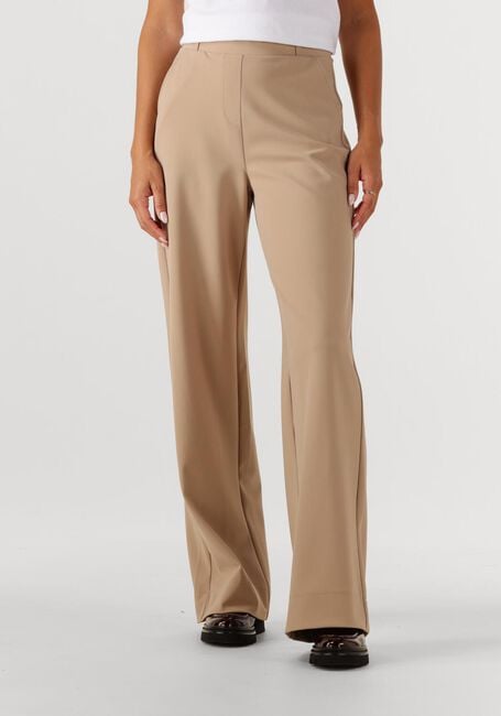 Zand STUDIO ANNELOES Wijde broek LEXIE BONDED TROUSERS - large