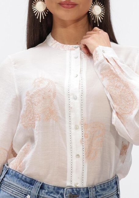 NUKUS ROSAN BLOUSE EMBROIDERY Blouses Blanc - large