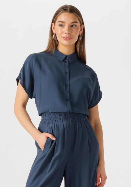 BY-BAR KARLY VISCOSE BLOUSE Blouses Bleu foncé - large