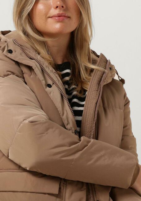 NOTRE-V Veste matelassé PUFFER COAT MIDI en camel - large