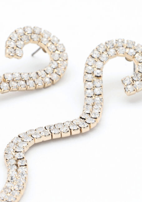 NOTRE-V Boucles d'oreilles X BO - SPRANKLING PYTHON Doré - large