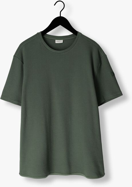 PUREWHITE T-shirt TSHIRT WITH WAFFLE STRUCTURE Olive - large