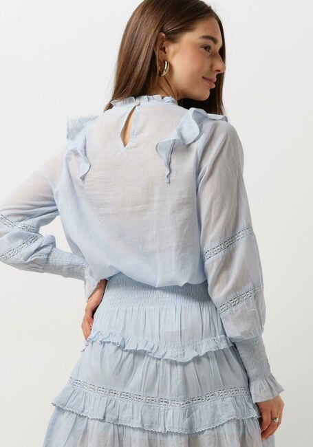 NOTRE-V VOILE BLOUSE Blouses Bleu clair - large
