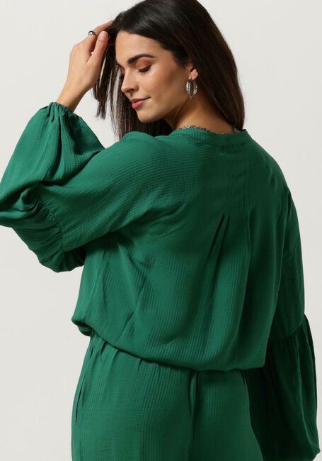 Groene BY-BAR  VIENNA SATIN BLOUSE - large