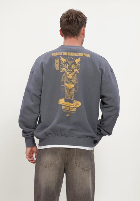 WOODBIRD Chandail WBDUKE ACTION CREW Gris fonc&eacute; - large