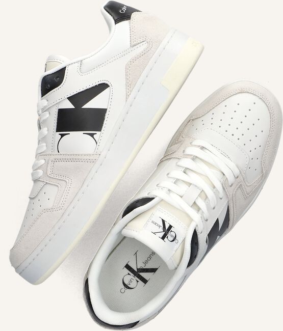 Witte CALVIN KLEIN Sneakers BASKET CUPSOLE WOMEN Witte CALVIN KLEIN Sneakers BASKET CUPSOLE WOMEN - large