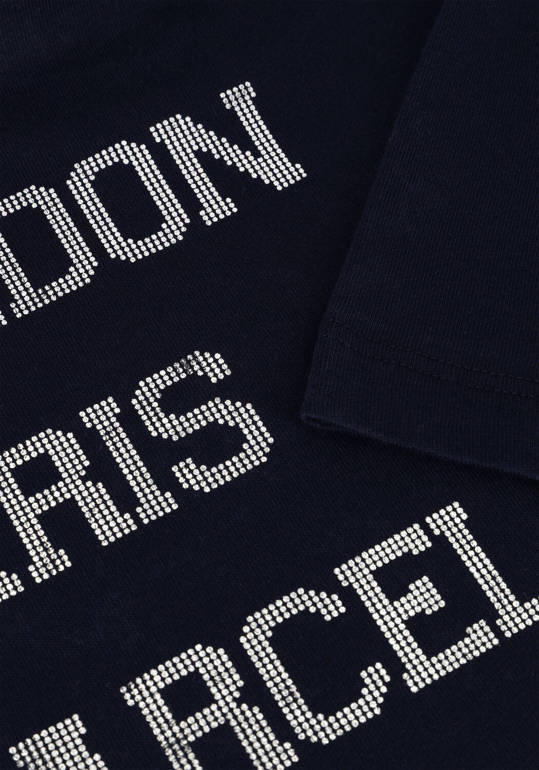 Donkerblauwe NIK & NIK T-shirt JETSET T-SHIRT - large