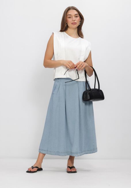 CO'COUTURE Haut ZELLICC PADDED PLEAT TOP en blanc - large