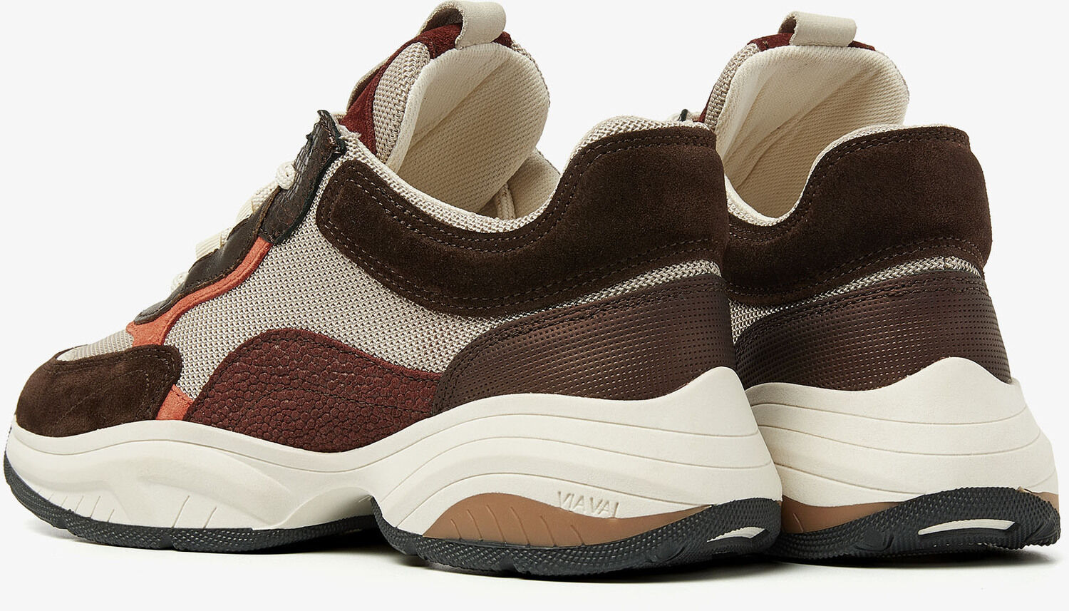 VIA VAI Baskets basses PEPPER FIN en rouge - large