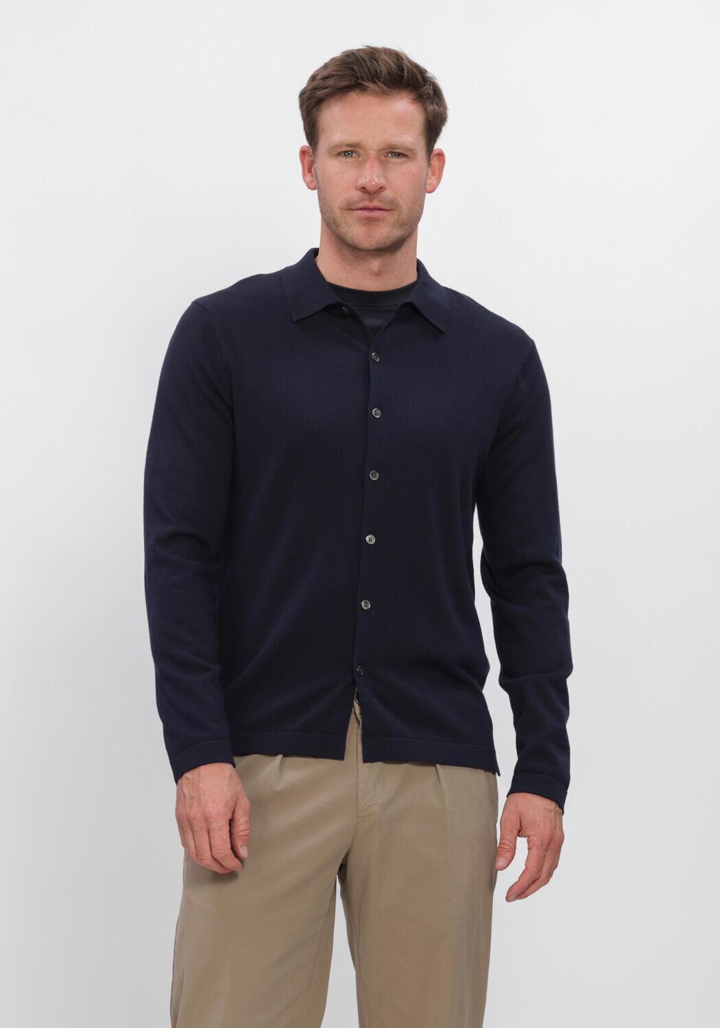 PROFUOMO Pull PPXJ30031 Bleu fonc&eacute; - large