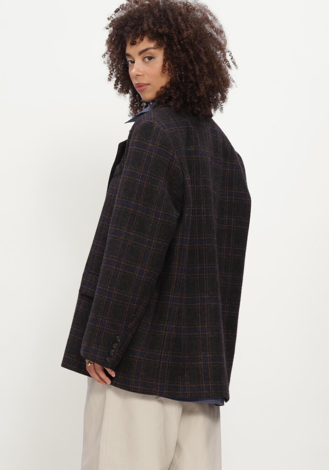 BOII STUDIOS Blazer SOLVEJ WOOL BLAZER Anthracite - large