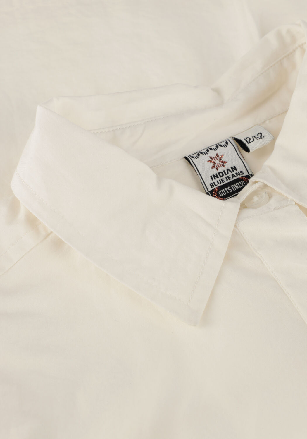 Witte INDIAN BLUE JEANS  SHIRT CROPPED - large