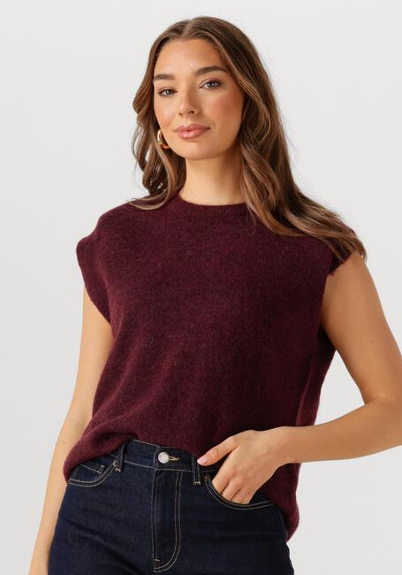 Bordeaux SELECTED WOMEN Trui SLFLULU SL KNIT VEST - large