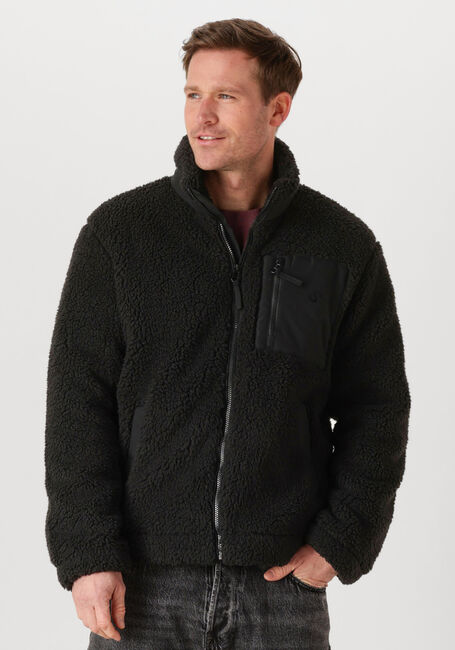 Zwarte STR&Oslash;M Clothing Teddy jas Sherpa - large