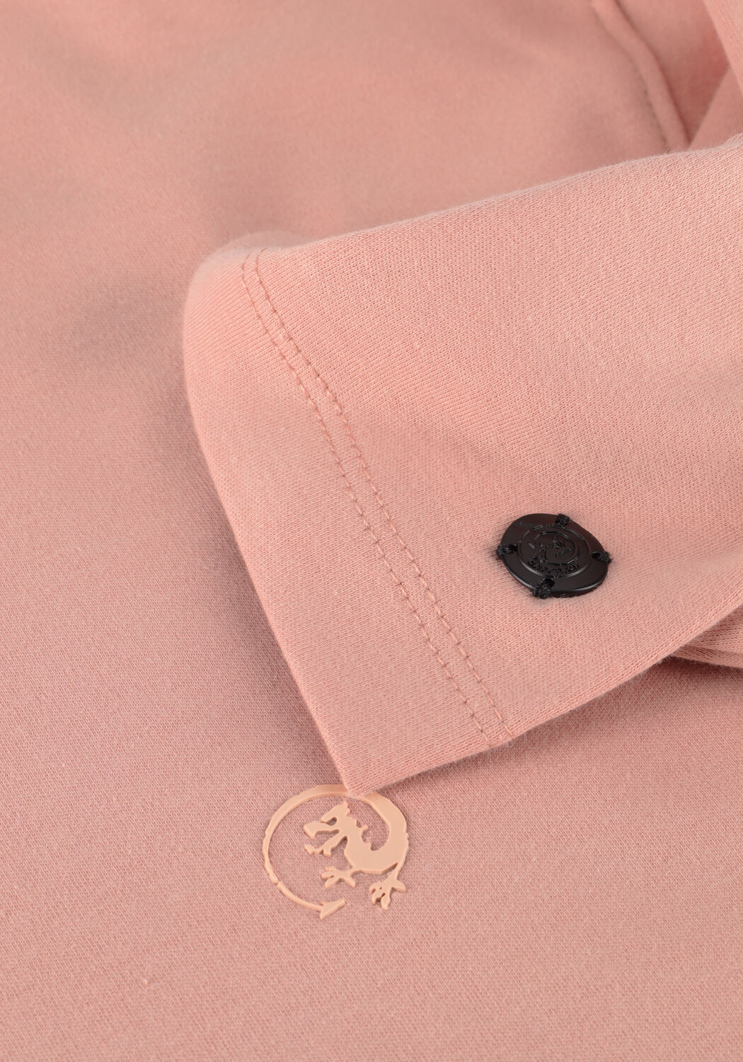 CAST IRON T-shirt REGULAR FIT INTERLOCK en rose - large