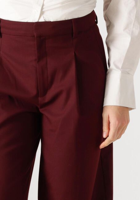 GESTUZ Pantalon large GZPAULA MW PANTS Bordeaux - large