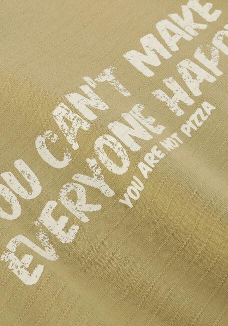 DAILY7 T-shirt T-SHIRT TEXT PRINT Olive - large
