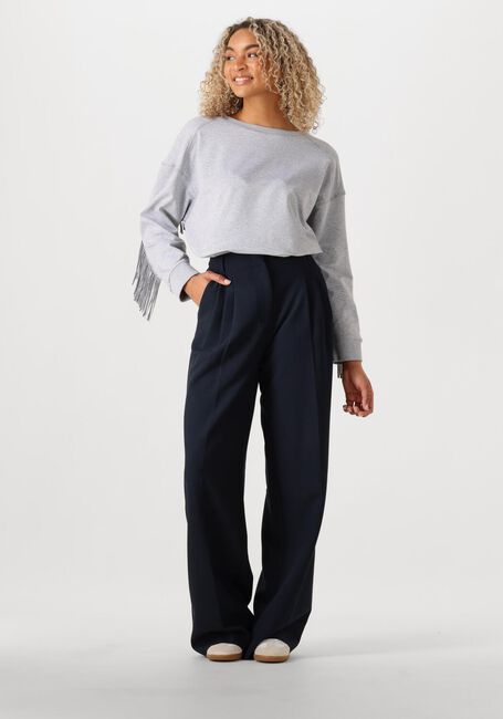 CO'COUTURE Pull STUDCC FRINGE SWEAT Gris clair - large