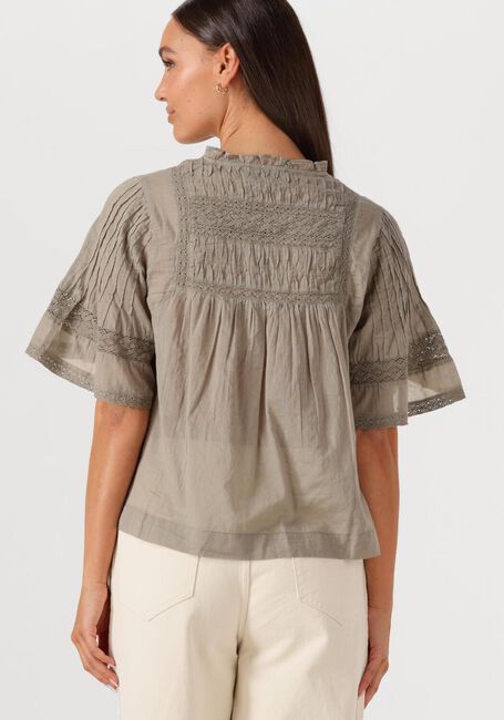 Groene NEO NOIR  SIAMA S VOILE BLOUSE - large