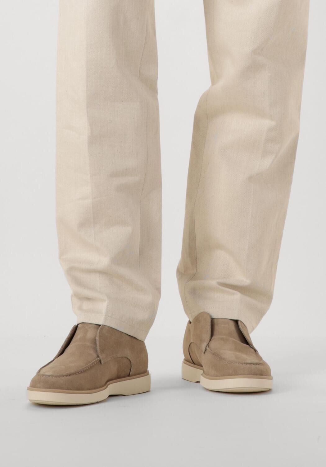 GIORGIO 56401 Chaussures &agrave; enfiler en beige - large