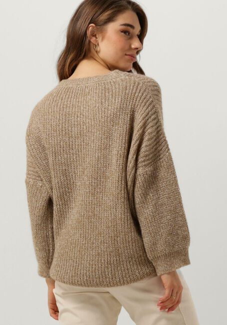 SUMMUM Pull SWEATER MELANGE MOHAIR BLEND KNIT Sable - large