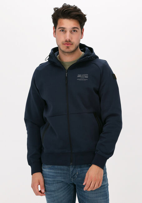 PME LEGEND Jack ZIP JACKET INTERLOCK SWEAT Bleu foncé - large