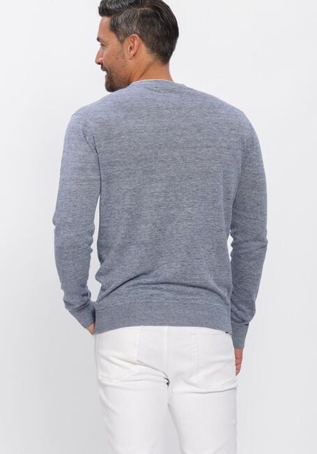 GENTILUOMO Pull ROUND NECK LS en bleu - large