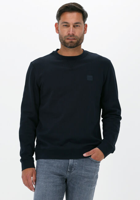 Donkerblauwe BOSS ORANGE Sweater WESTART - large