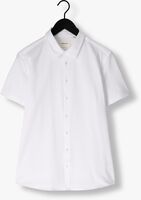 Witte PURE PATH Casual overhemd PIQUE SHORTSLEEVE BUTTON UP SHIRT